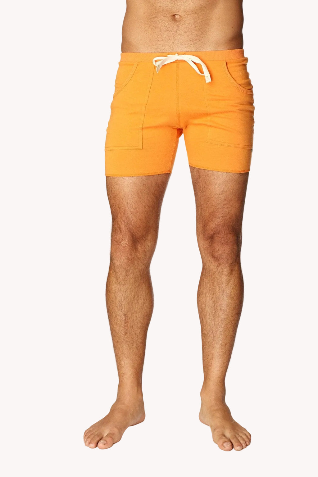 Transition Yoga Shorts – Sun Orange