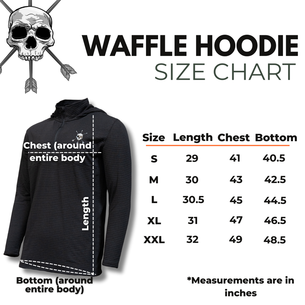 Waffle-Knit Quarter-Zip Hoodie