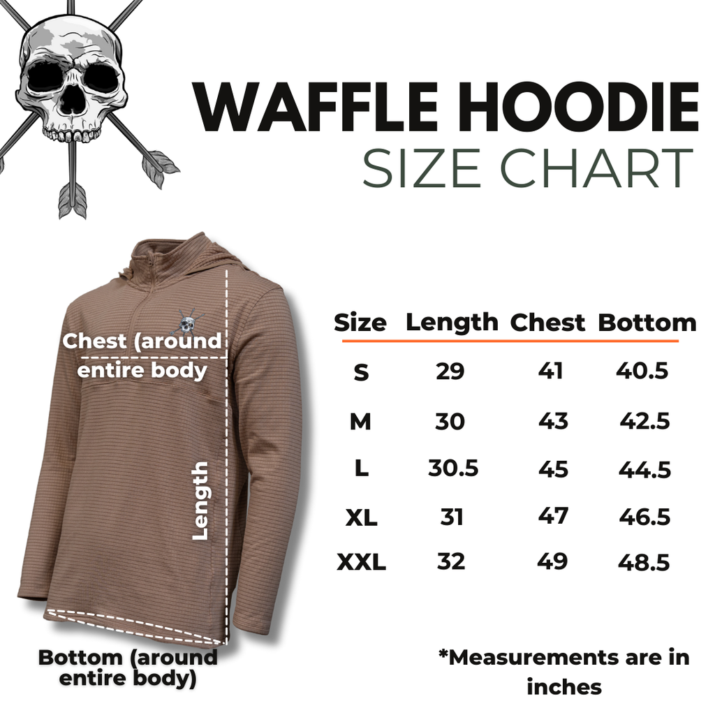Waffle-Knit Quarter-Zip Hoodie